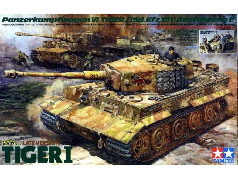 Czołg Tiger I późny z 5 figurkami  - zdjęcie 1