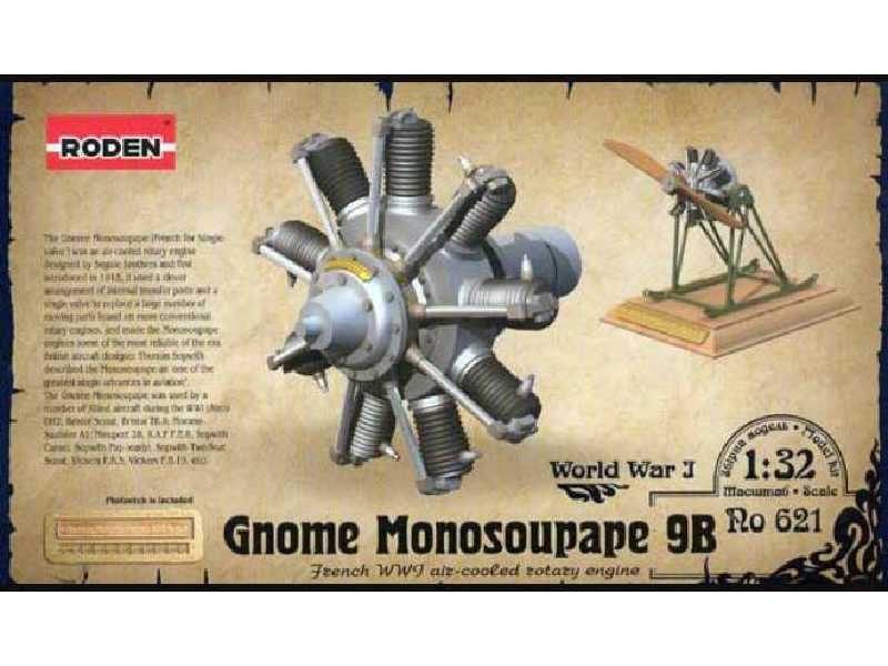 Silnik lotniczy Gnome Monosoupape 9B - zdjęcie 1 Silnik lotniczy Gnome Monosoupape 9B - zdjęcie 1