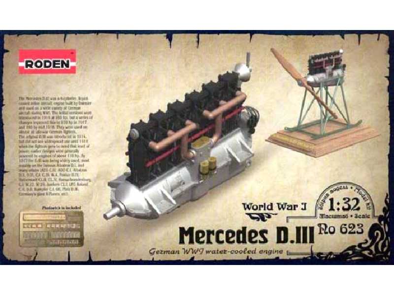 Silnik lotniczy Mercedes D.III - zdjęcie 1 Silnik lotniczy Mercedes D.III - zdjęcie 1