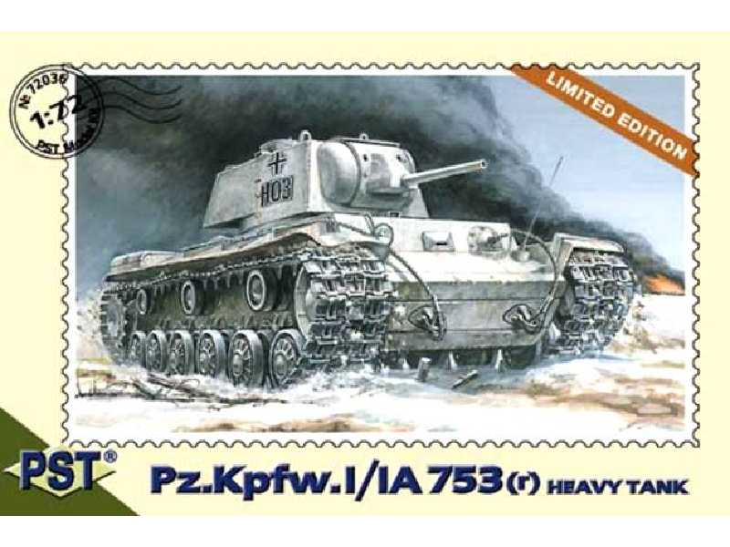 Ciężki czołg Pz. Kpfw. I/IA753 (r) - zdjęcie 1 Ciężki czołg Pz. Kpfw. I/IA753 (r) - zdjęcie 1