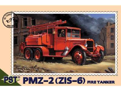 Ciężarówka strażacka cysterna PMZ-2(ZIS-6) - zdjęcie 1