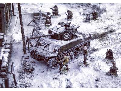 Bastogne - grudzień 1944 - zestaw na dioramę - zdjęcie 12
