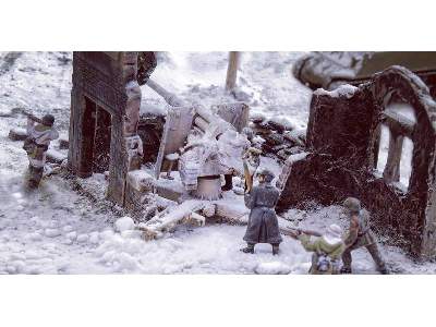 Bastogne - grudzień 1944 - zestaw na dioramę - zdjęcie 13