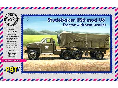 Ciężarówka Studebaker US6 z naczepą - zdjęcie 1