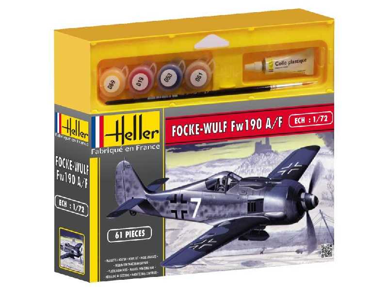 Focke-Wulf Fw 190 A / F + farby, klej, pędzelek - zdjęcie 1 Focke-Wulf Fw 190 A / F + farby, klej, pędzelek - zdjęcie 1