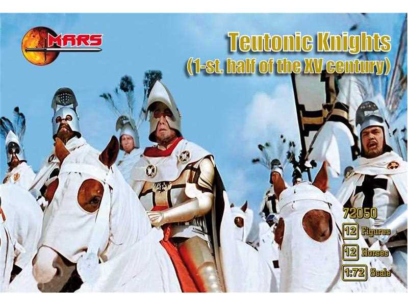 Krzyżacy - rycerze konni - 1 połowa XV wieku - zdjęcie 1 Krzyżacy - rycerze konni - 1 połowa XV wieku - zdjęcie 1