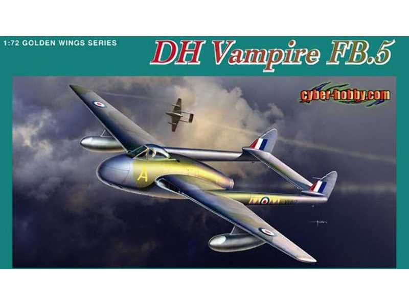 DH Vampire FB.5 samolot myśliwsko-bombowy - zdjęcie 1 DH Vampire FB.5 samolot myśliwsko-bombowy - zdjęcie 1