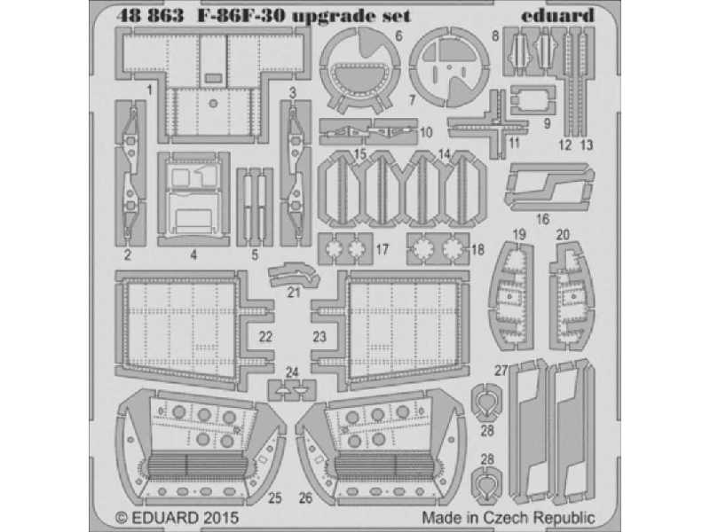F-86F-30 upgrade set 1/48 - Eduard - zdjęcie 1
