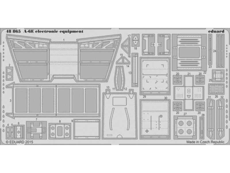 A-6E electronic equipment 1/48 - Hobby Boss - zdjęcie 1 A-6E electronic equipment 1/48 - Hobby Boss - zdjęcie 1