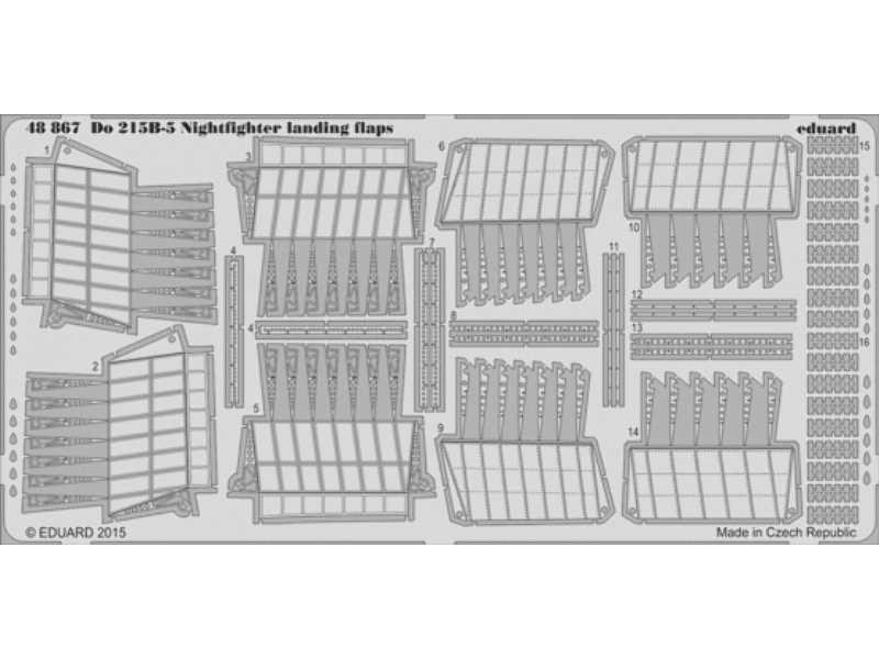 Do 215B-5 Nightfighter landing flaps 1/48 - Icm - zdjęcie 1