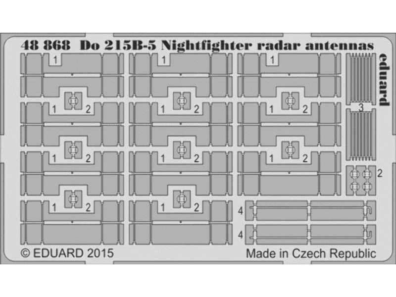 Do 215B-5 Nightfighter radar antennas 1/48 - Icm - zdjęcie 1 Do 215B-5 Nightfighter radar antennas 1/48 - Icm - zdjęcie 1
