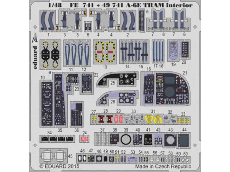 A-6E TRAM interior 1/48 - Hobby Boss - zdjęcie 1 A-6E TRAM interior 1/48 - Hobby Boss - zdjęcie 1