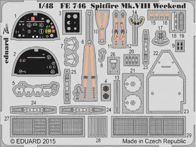 Spitfire Mk. VIII Weekend 1/48 - Eduard - zdjęcie 1