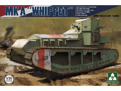 Czołg Mark A Whippet - I W.Ś. - zdjęcie 1