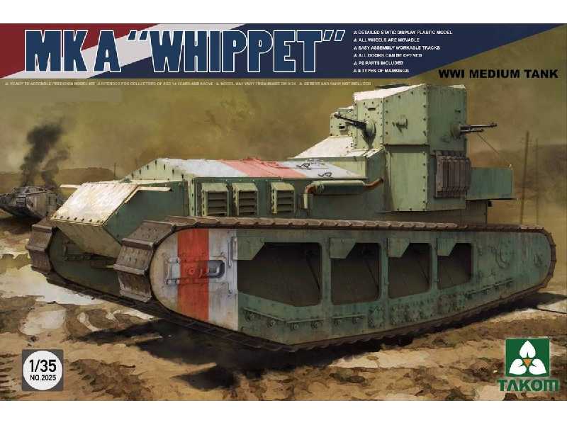 Czołg Mark A Whippet - I W.Ś. - zdjęcie 1