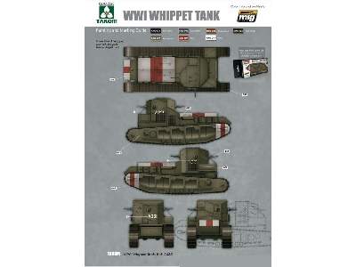 Czołg Mark A Whippet - I W.Ś. - zdjęcie 2