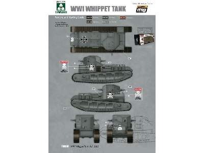 Czołg Mark A Whippet - I W.Ś. - zdjęcie 4