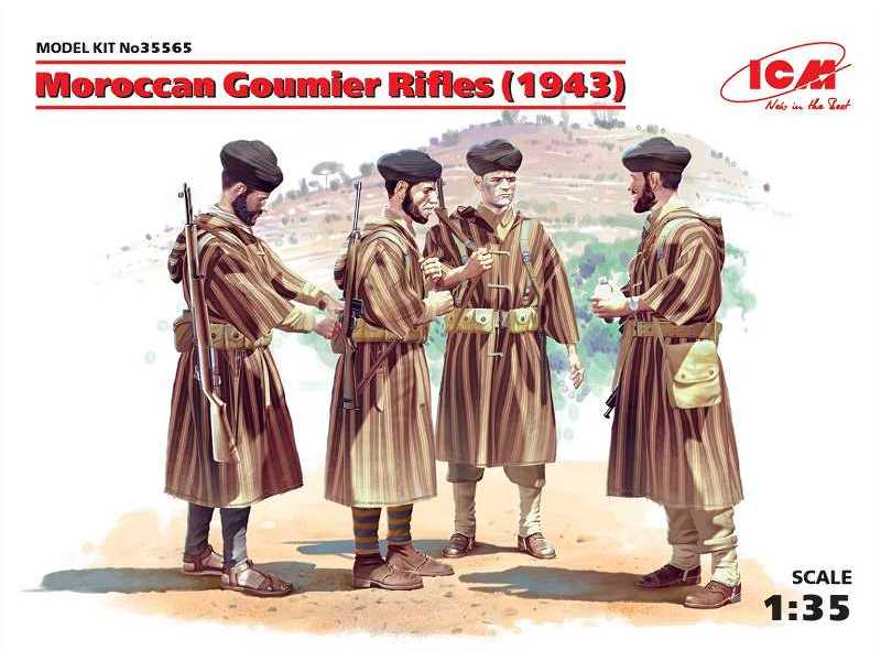 Marokańscy Goumierzy - strzelcy - 1943  - zdjęcie 1