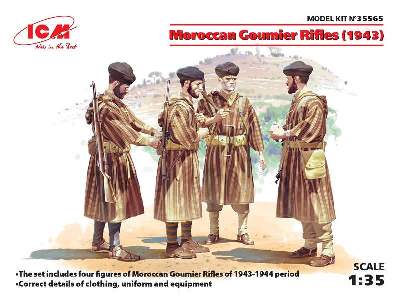 Marokańscy Goumierzy - strzelcy - 1943  - zdjęcie 3