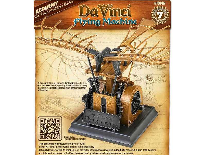 Leonardo Da Vinci - Maszyna latająca - zdjęcie 1 Leonardo Da Vinci - Maszyna latająca - zdjęcie 1