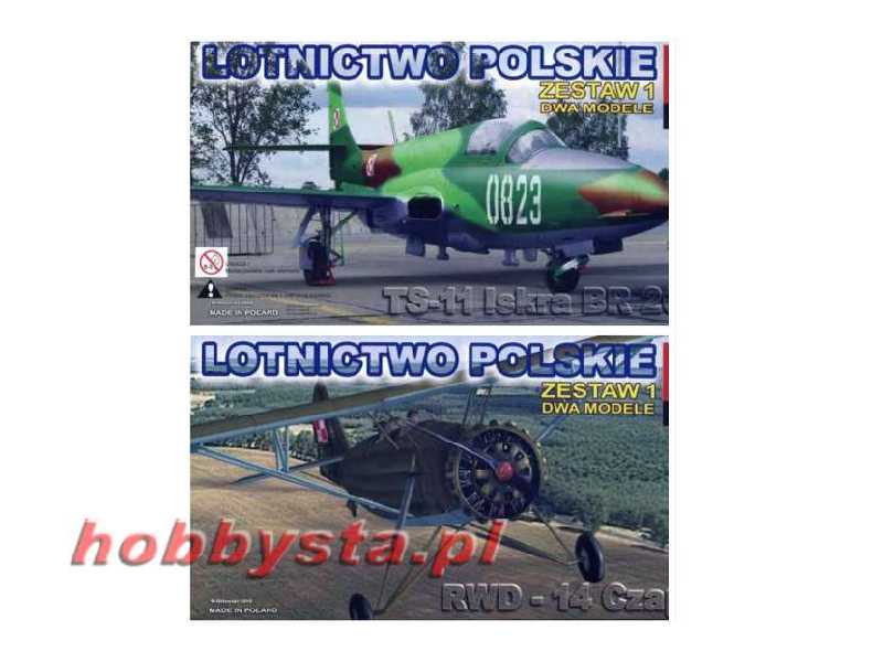 RWD-14 Czapla + TS-11 Iskra BR 200 - 2 modele - zdjęcie 1 RWD-14 Czapla + TS-11 Iskra BR 200 - 2 modele - zdjęcie 1