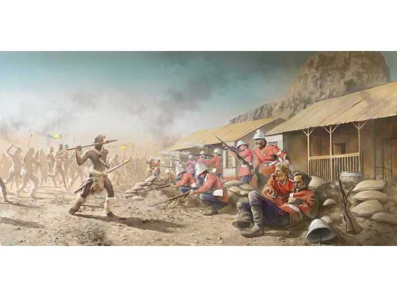 Bitwa pod Rorke's Drift - zestaw na dioramę - zdjęcie 1 Bitwa pod Rorke's Drift - zestaw na dioramę - zdjęcie 1