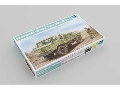 GAZ-66 radziecka ciężarówka z armatą AA ZU-23-2 - zdjęcie 2