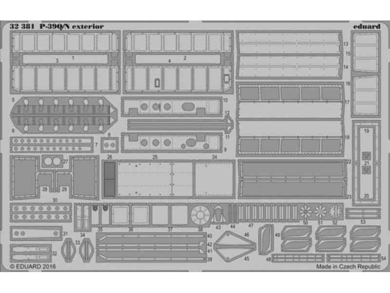 P-39Q/ N exterior 1/32 - Kitty Hawk - zdjęcie 1