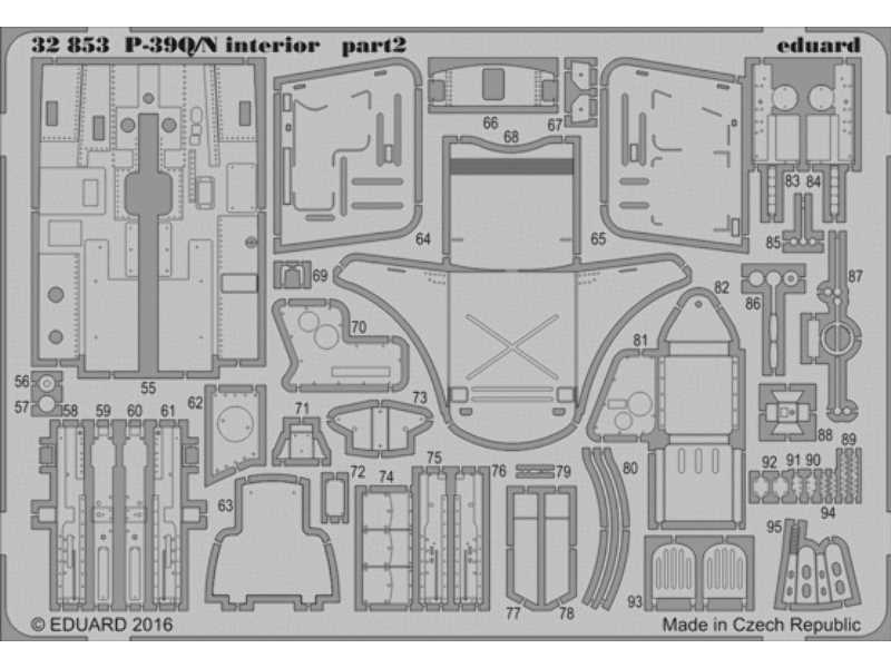 P-39Q/ N interior 1/32 - Kitty Hawk - zdjęcie 1 P-39Q/ N interior 1/32 - Kitty Hawk - zdjęcie 1