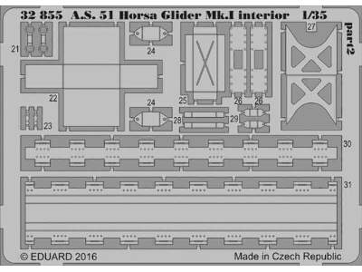 A. S. 51 Horsa Glider Mk. I interior 1/35 - Bronco - zdjęcie 1