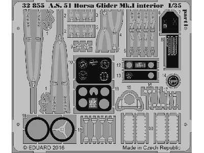 A. S. 51 Horsa Glider Mk. I interior 1/35 - Bronco - zdjęcie 2