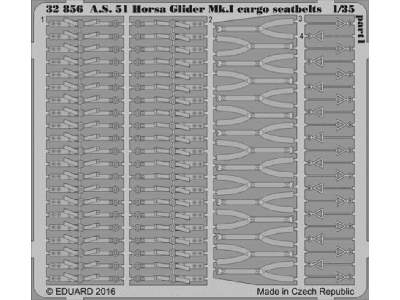 A. S. 51 Horsa Glider Mk. I cargo seatbelts 1/35 - Bronco - zdjęcie 1