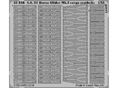 A. S. 51 Horsa Glider Mk. I cargo seatbelts 1/35 - Bronco - zdjęcie 2