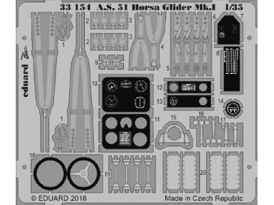 A. S. 51 Horsa Glider Mk. I 1/35 - Bronco - zdjęcie 1