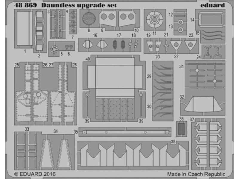 Dauntless upgrade set 1/48 - Eduard - zdjęcie 1