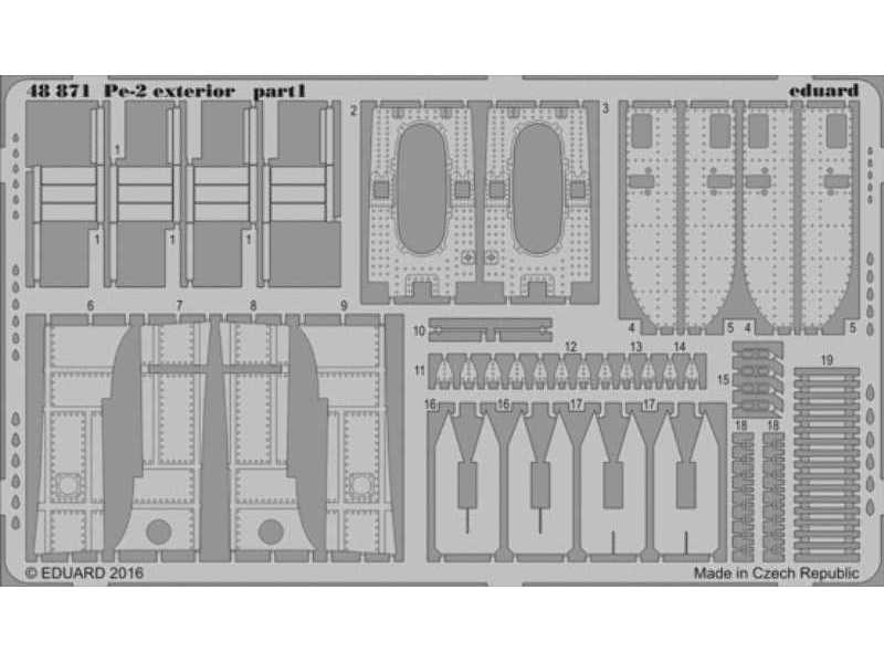 Pe-2 exterior 1/48 - Zvezda - zdjęcie 1 Pe-2 exterior 1/48 - Zvezda - zdjęcie 1