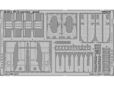 Pe-2 exterior 1/48 - Zvezda - zdjęcie 2