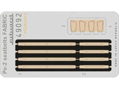 Pe-2 seatbelts FABRIC 1/48 - Zvezda - zdjęcie 1