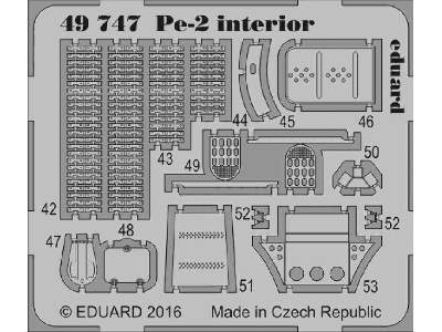 Pe-2 interior 1/48 - Zvezda - zdjęcie 2