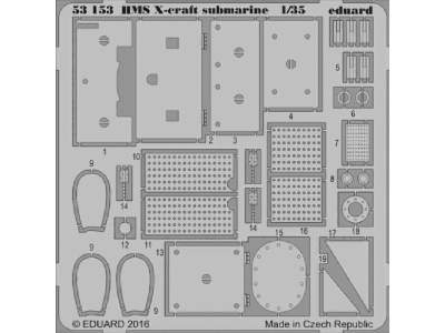 HMS X-craft submarine 1/35 - Merit - zdjęcie 1