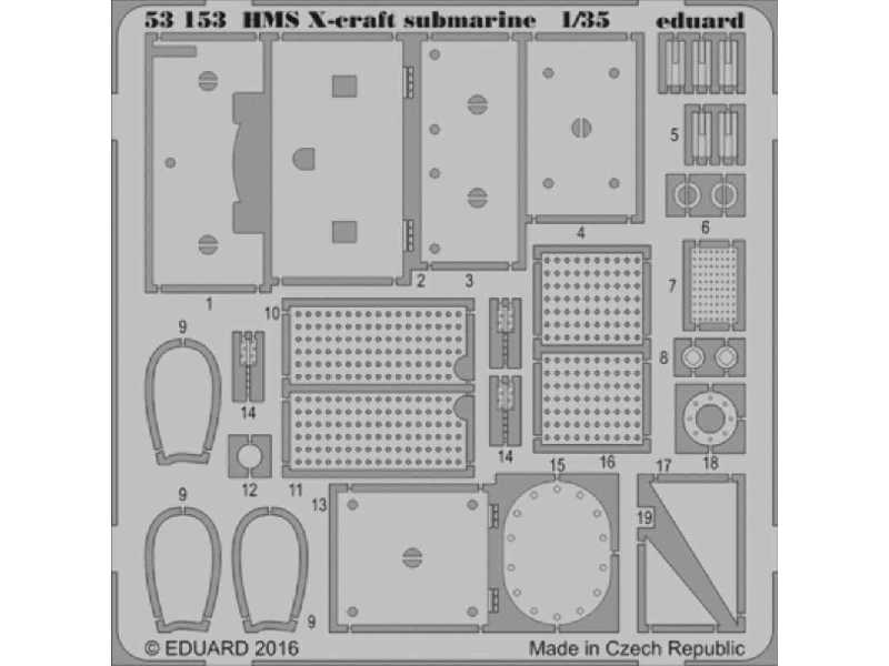 HMS X-craft submarine 1/35 - Merit - zdjęcie 1