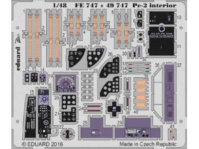 Pe-2 interior 1/48 - Zvezda - zdjęcie 1