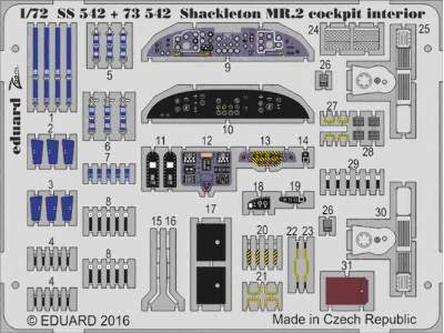 Shackleton MR.2 cockpit interior 1/72 - Airfix - zdjęcie 1