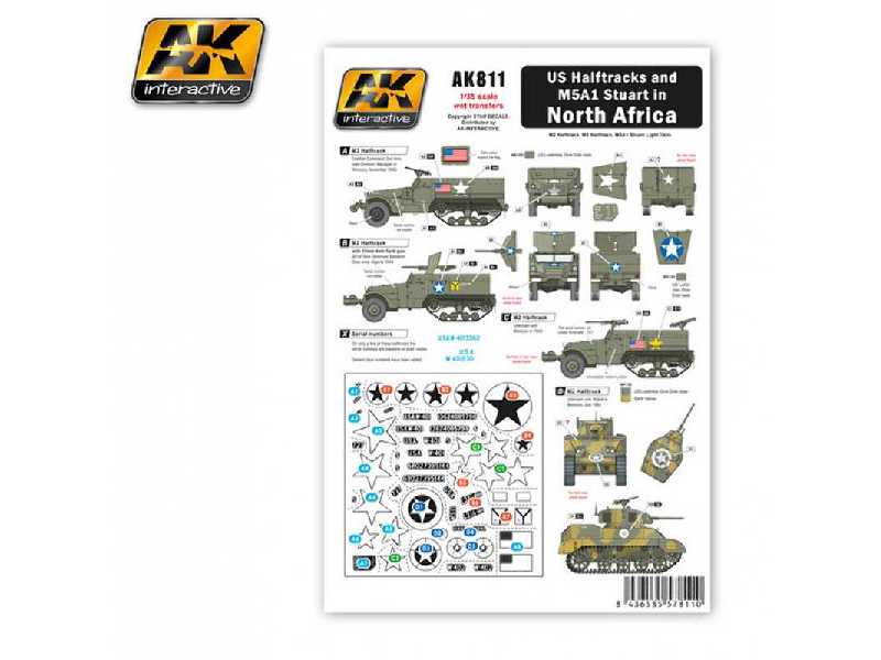 US Halftracks And M5a1 Stuart In N.A. - zdjęcie 1 US Halftracks And M5a1 Stuart In N.A. - zdjęcie 1