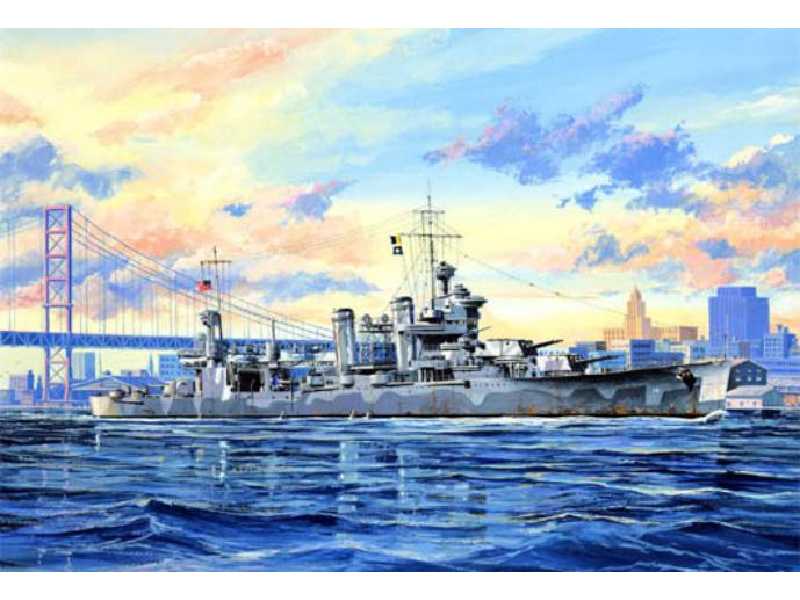 Ciężki krążownik USS Quincy (CA-39) - zdjęcie 1 Ciężki krążownik USS Quincy (CA-39) - zdjęcie 1