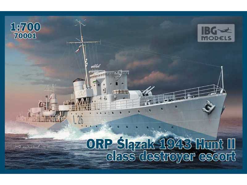 ORP Ślązak 1943 niszczyciel eskortowy typu Hunt II - zdjęcie 1 ORP Ślązak 1943 niszczyciel eskortowy typu Hunt II - zdjęcie 1