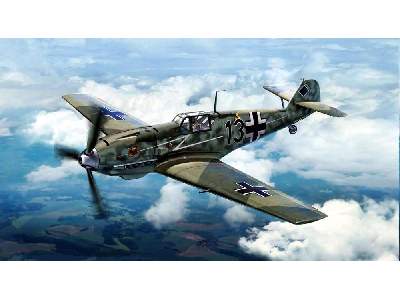 Messerschmitt Bf109e-4 Jg77 Blitz Limited Edition - zdjęcie 1