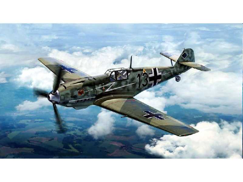 Messerschmitt Bf109e-4 Jg77 Blitz Limited Edition - zdjęcie 1