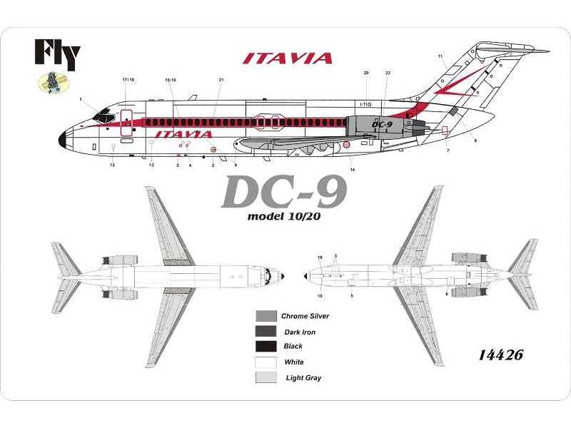 McDonnell Douglas DC-9 10/20 Itavia - zdjęcie 1