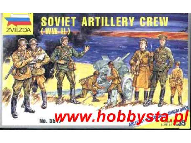 Figurki - Soviet Artillery Crew - WW II - zdjęcie 1